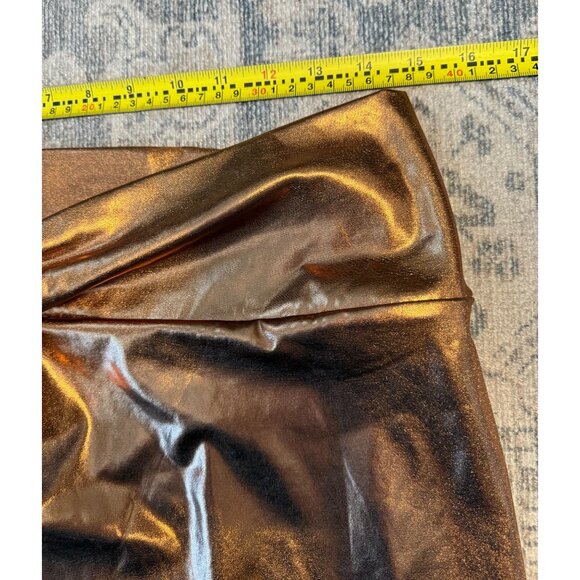 Skims Signature Swim Sarong Bronze Penny Mini Skirt XL Women's Cover Up - Picture 7 of 8